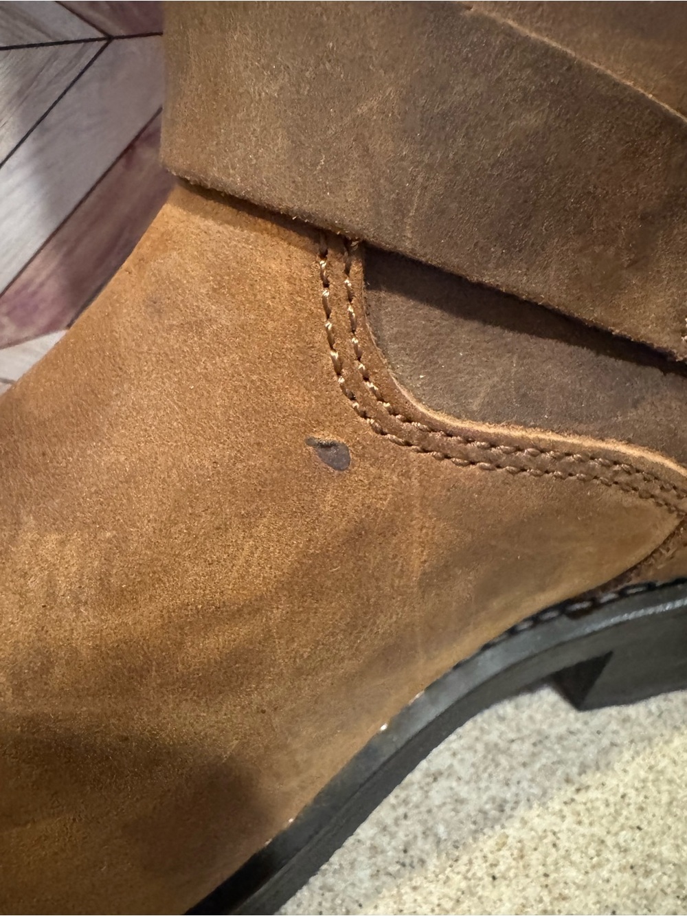 Mens 9.5 Cody James engineer motorcycle boots bucle round toe. Cj1320 leather - Picture 4 of 12